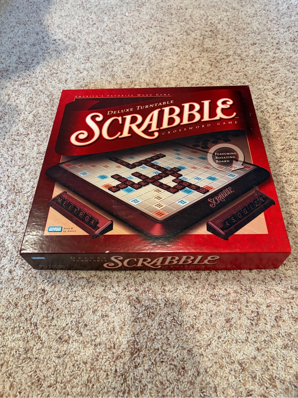 Deluxe turntable scrabble